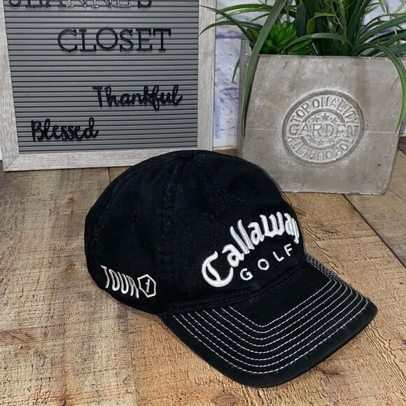 Callaway TOURi Series FT 5 Fusion Technology Black Adjustable Cap Hat - Picture 9 of 9